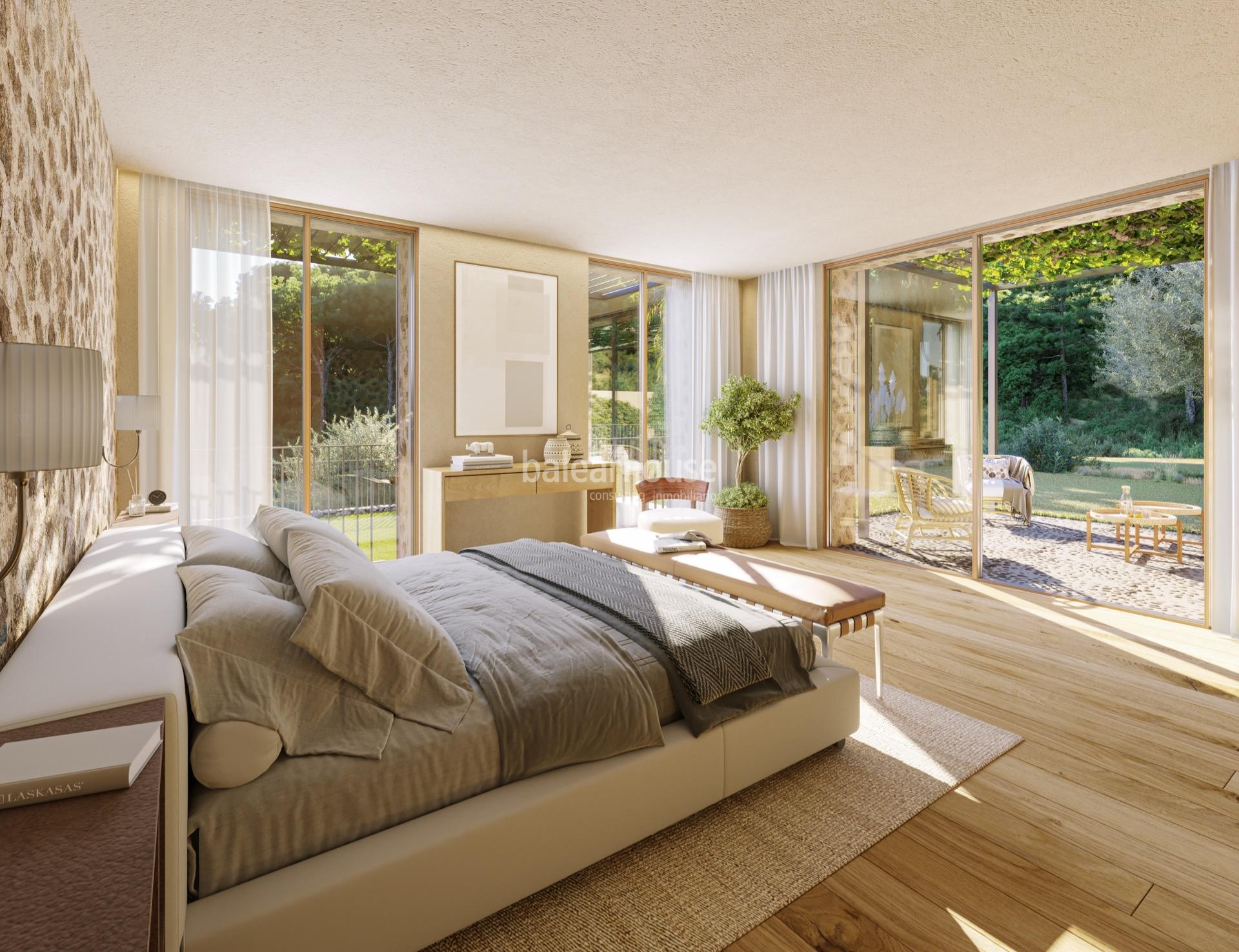 Außergewöhnliche neu gebaute Finca in Bunyola, umgeben von Natur und mit den besten Eigenschaften.